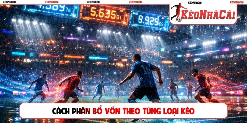 Cách phân bổ vốn theo từng loại kèo